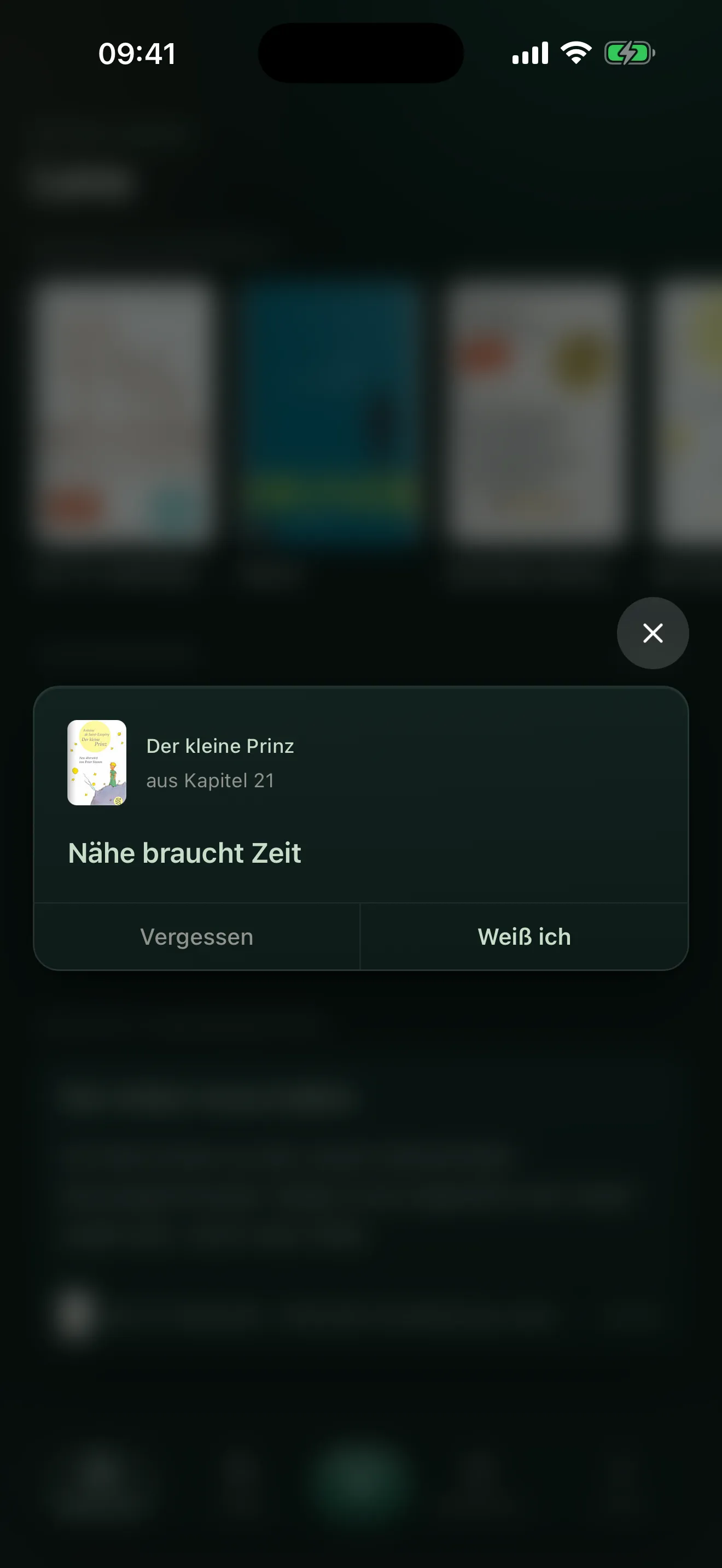 Auffrischen: Remi fragt, ob du den Gedanken noch weißt